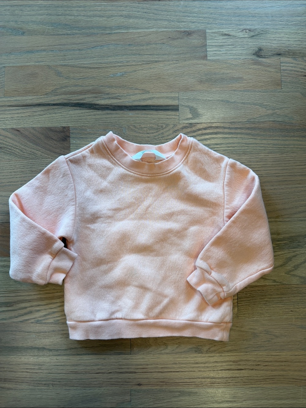 H&M Soft Peach Crewneck Sweatshirt - Light Peach